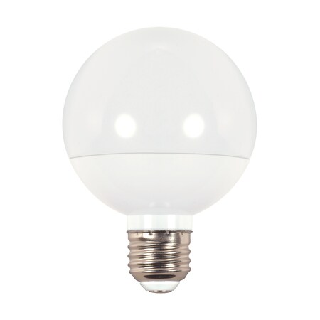 Satco Bulb, LED, 4W, G25, Medium, 120V, White, 50K S28595